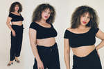 Gil Rodriguez Salinas Crop Top - Black - Thumbnail 2