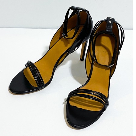 IRO Goody Diamonte Strappy High Heel Black Garmentory