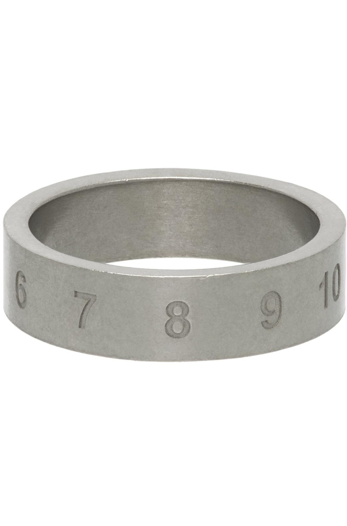 Maison Margiela Logo Ring - Silver | Garmentory
