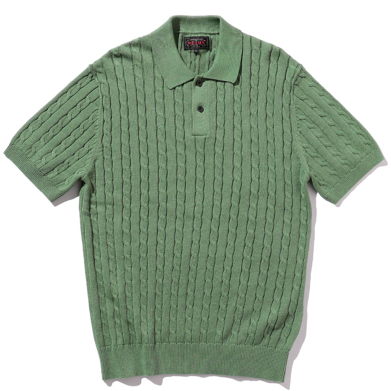 BEAMS PLUS
ミリタリーオーバーオール Beams Plus Cable Knit Polo - Green | Garmentory