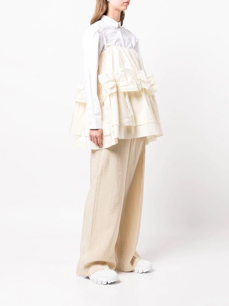 Simone Rocha Gathered Ribbon Top | Garmentory