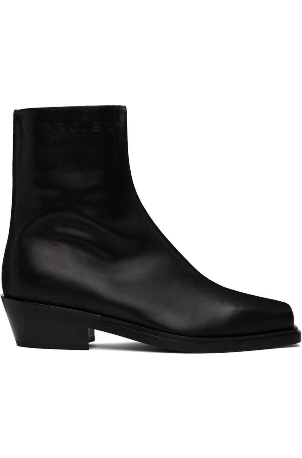 靴 Y/project tubular boots Killer shoes: Y/Project Tubular High Heel Ankle Boots - Wait