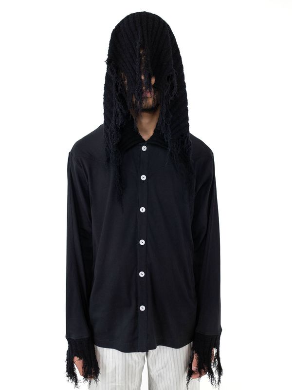トップス Kiko Kostadinov 23ss CedidHooded Shirt KIKO KOSTADINOV MEN CEDID HOODED SHIRT | Garmentory