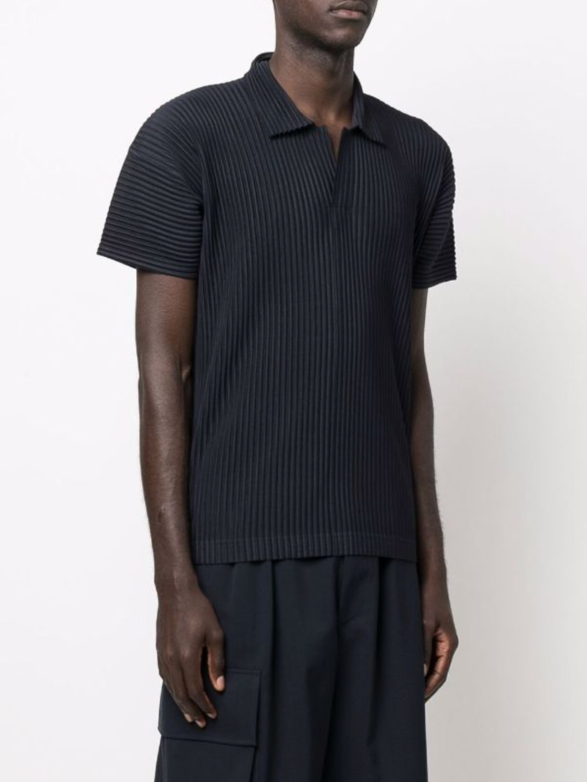 HOMME PLISSE ISSEY MIYAKE MEN Pleated Polo | Garmentory