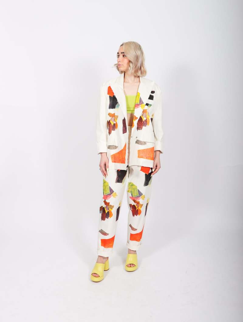 Delfina Balda Swatch Print Pants - Multicolor