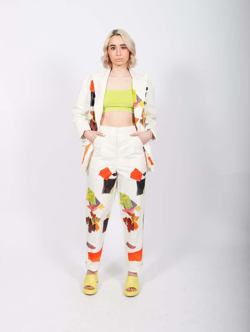 Delfina Balda Swatch Print Pants - Multicolor