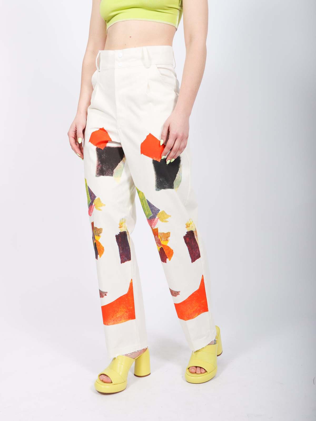 Delfina Balda Swatch Print Pants - Multicolor - Image 7 of 7