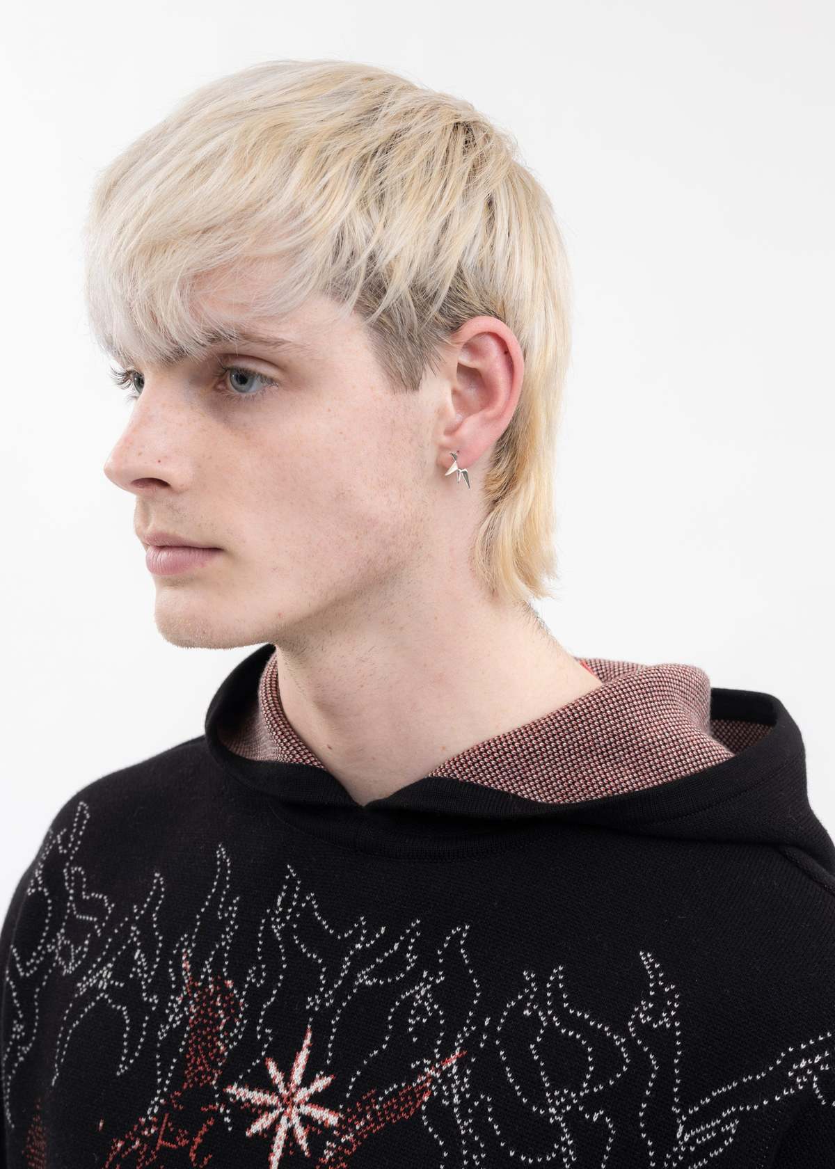 【KUSIKOHC】GOLD THORN EARRING SET Kiko Kostadinov Gold Thorn Sphere Earrings Kiko Kostadinov
