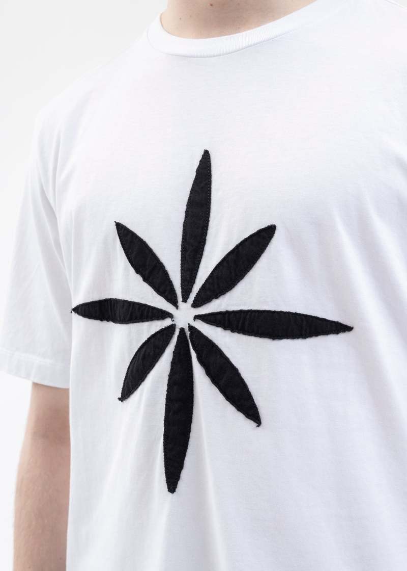KUSIKOHC PATCHWORK T-SHIRT - WHITE | Garmentory