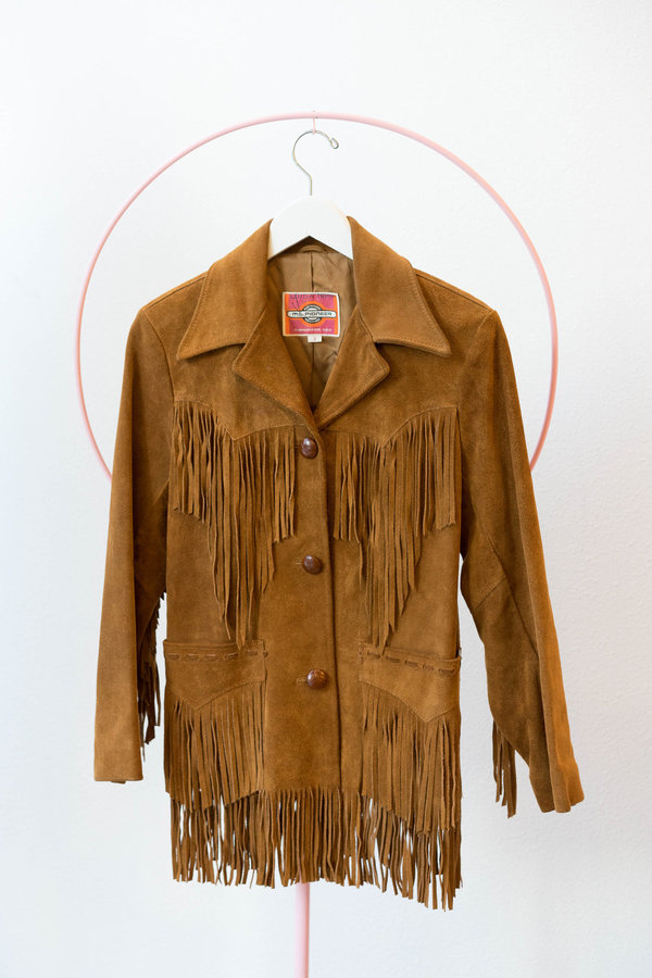 Backtalk Vintage 70s Rocker Suede Leather Fringe Western Jacket On Garmentory