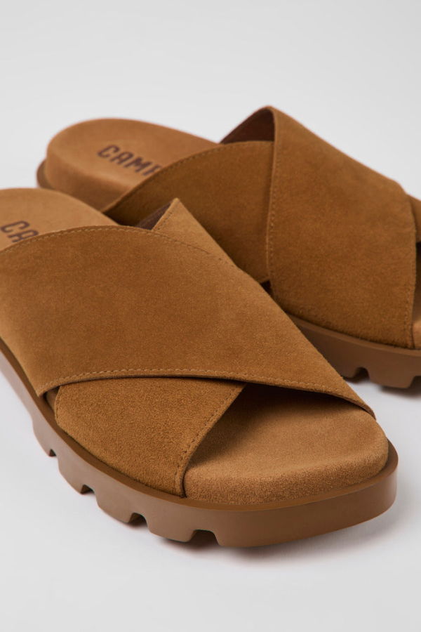 CAMPER - SANDALES BRUTUS - CUIR MARRON - P23