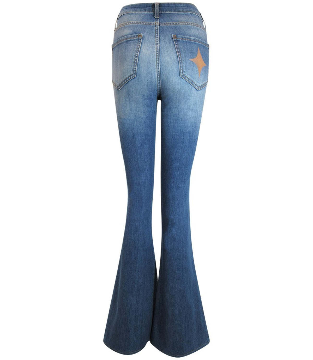 Designing Hollywood  X Madison Maison™ Denim with Gold Glitter Star Jeans Pants