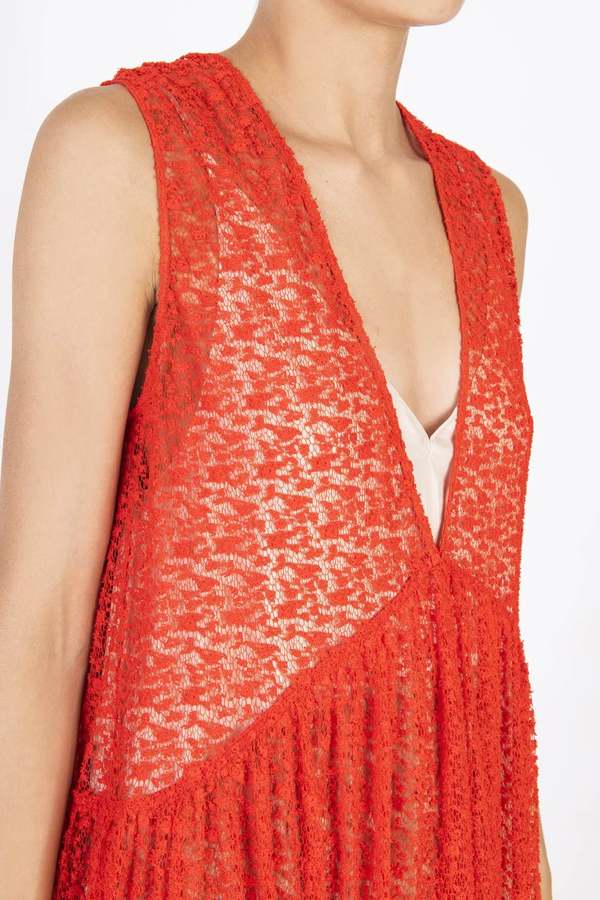 Alysi Lace Dress - Papavero