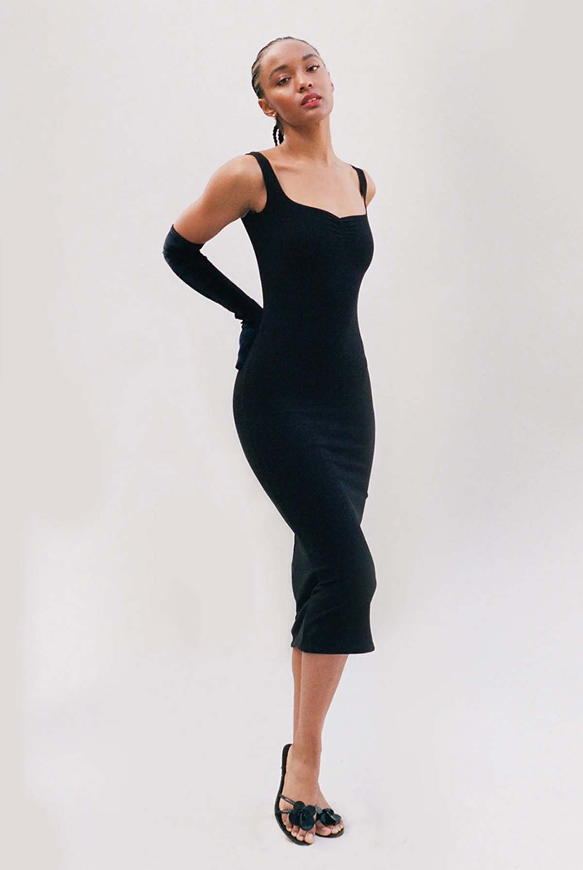 blue dress for baby girl The Dreamer Maxi Dress in Black main image 1