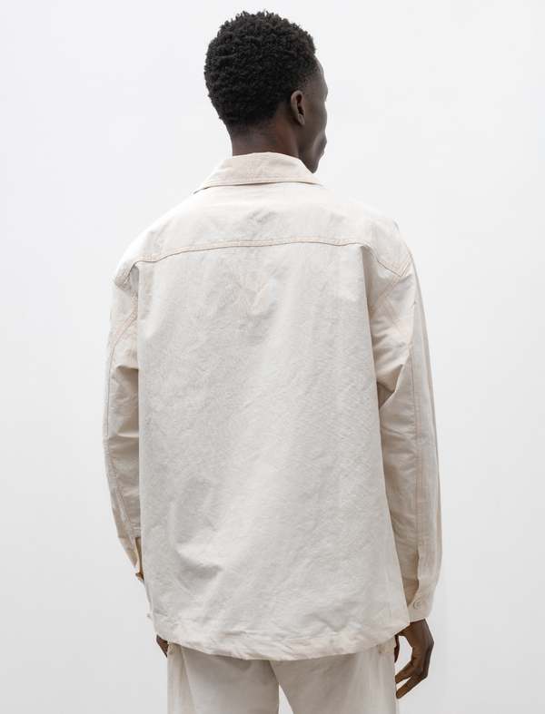 Arpenteur Adn Cotton Linen Jacket - Ecru | Garmentory