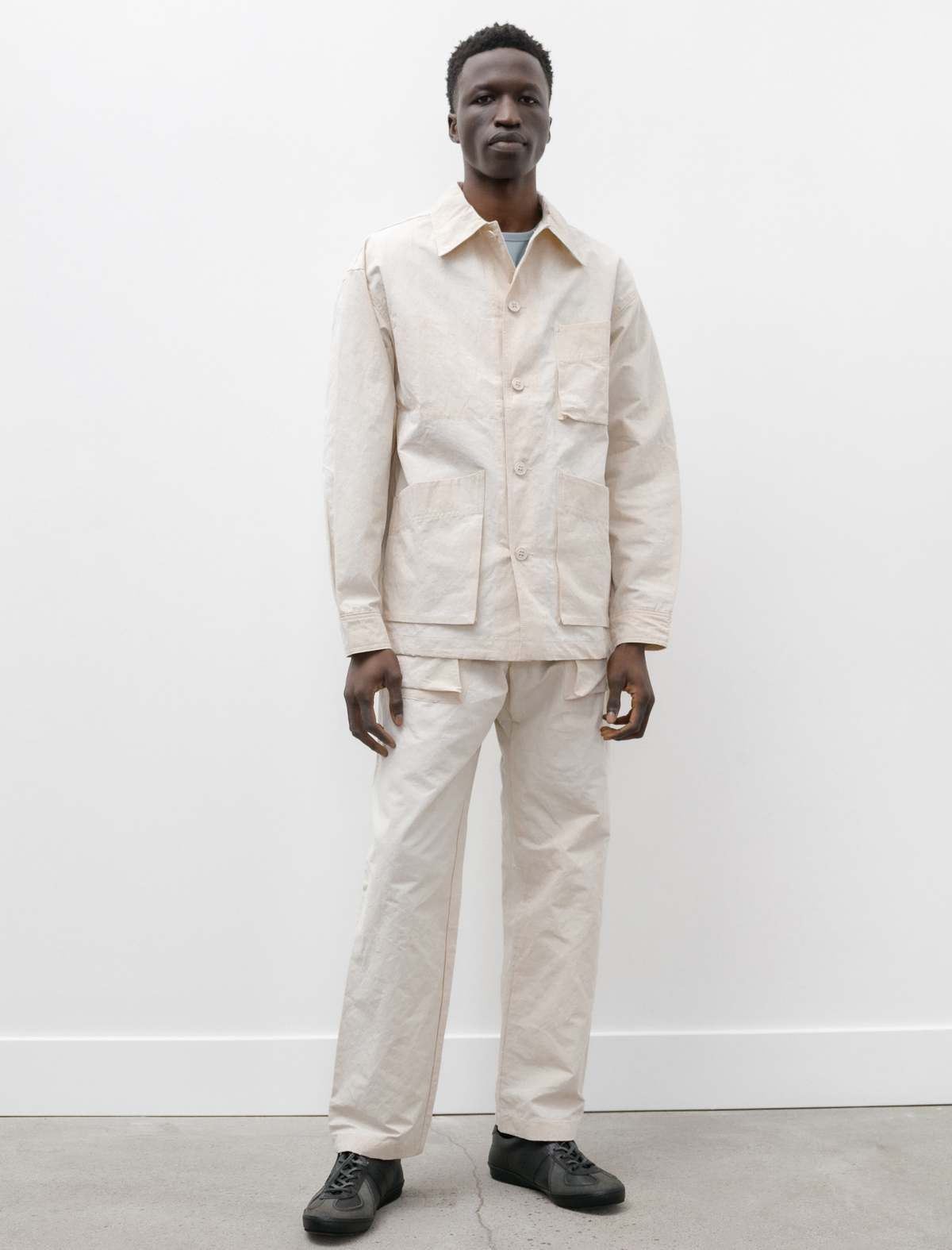 Arpenteur Adn Cotton Linen Jacket - Ecru | Garmentory Arpenteur Adn Cotton Linen Jacket - Ecru | Garmentory