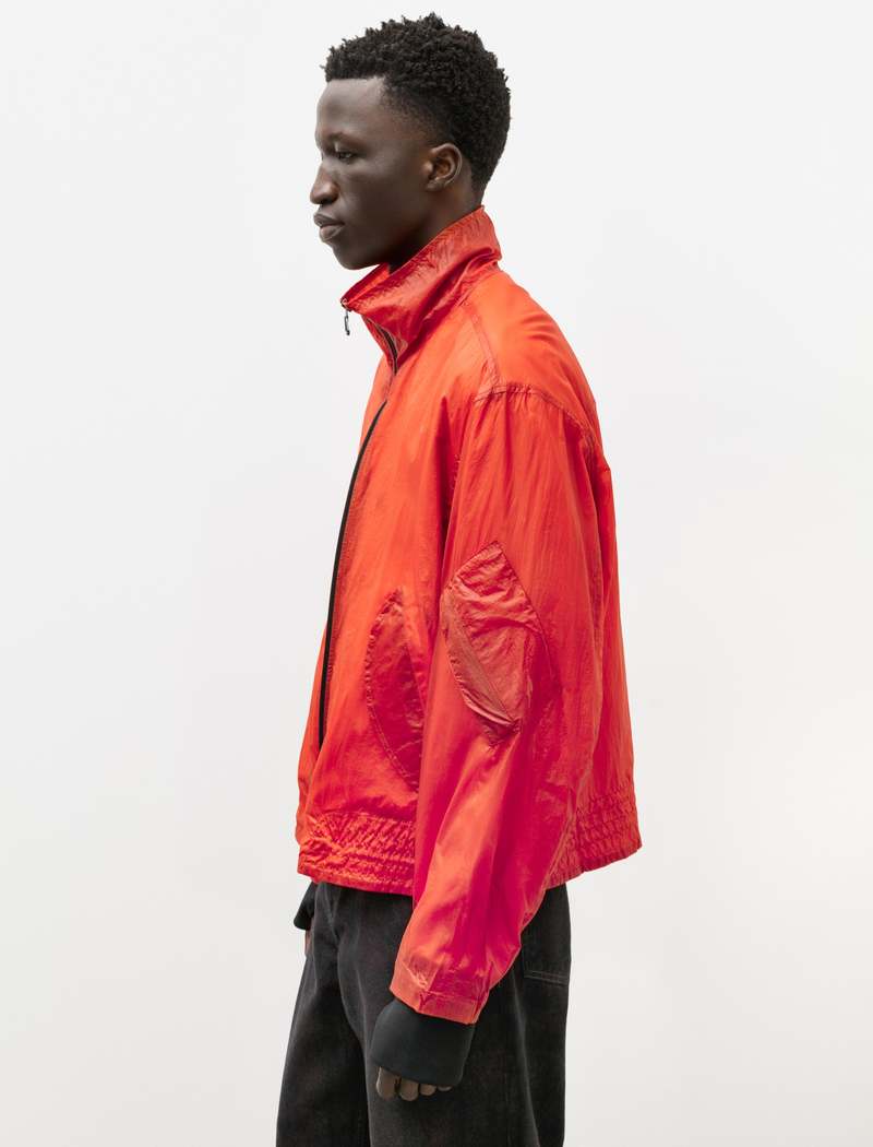 Our Legacy Luft Rubberized Nylon Jacket - Eld | Garmentory