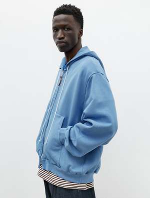 Camiel Fortgens Short Zipped Hoodie - Blue | Garmentory