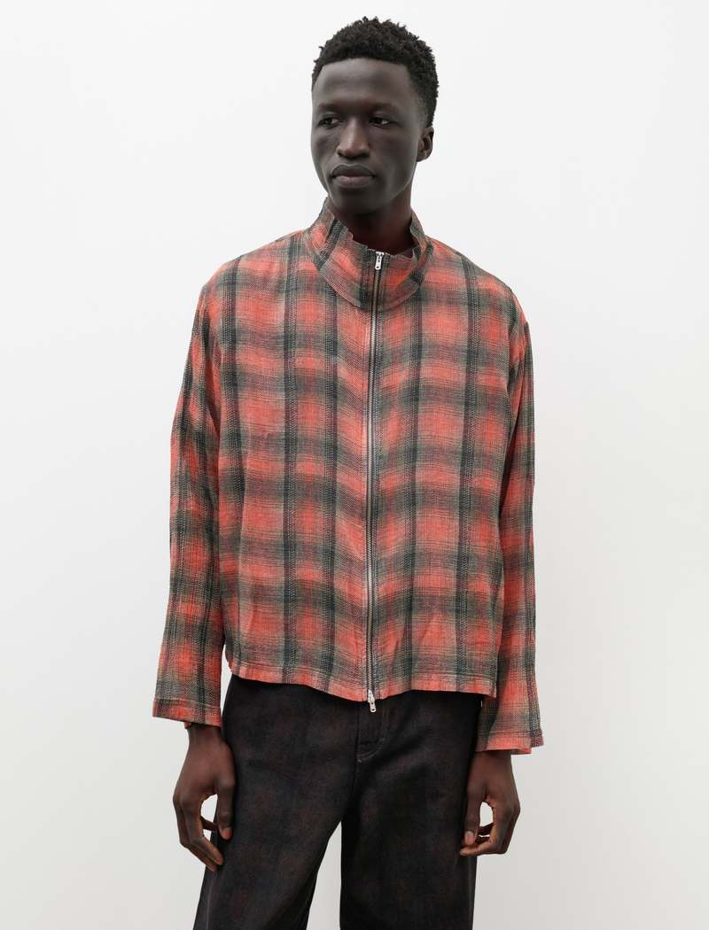 Our Legacy shrunken full zip polo サイズ46 our legacy shrunken