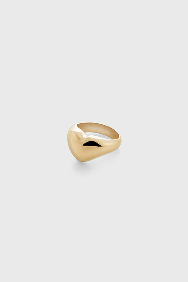 Annika Inez Heart Ring - Gold
