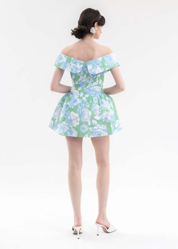 shushu tong off the shoulder dress SHUSHU/TONG Bow Off-Shoulder Dress