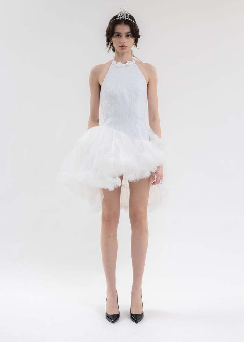 【新品未使用】 volume tulle dress Flower Embroidery Tulle Dress | Narumiya Official Global