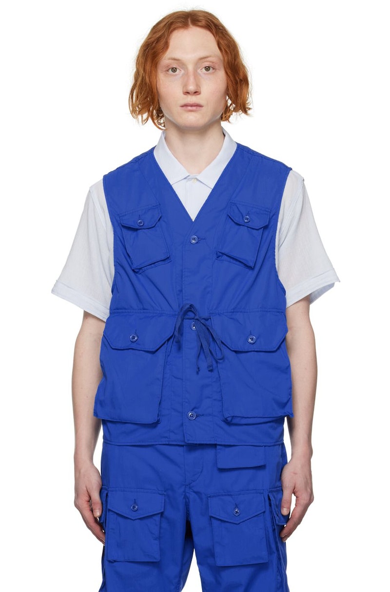トップス 2025ss Engineered Garments C-1 Vest Engineered Garments Khaki C-1 Vest - Olive | Garmentory