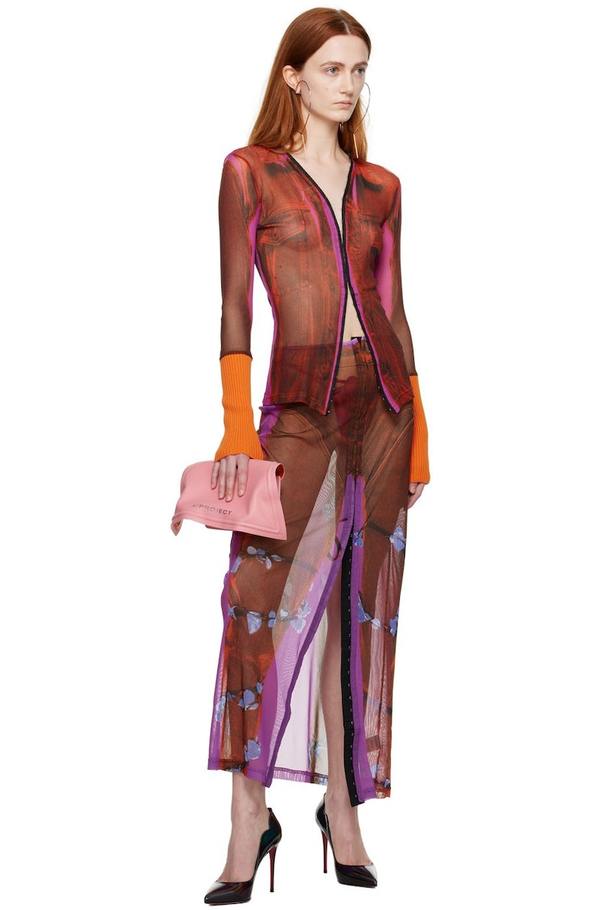 Y/Project Jean Paul Gaultier Edition Trompe L'Oeil Maxi Skirt