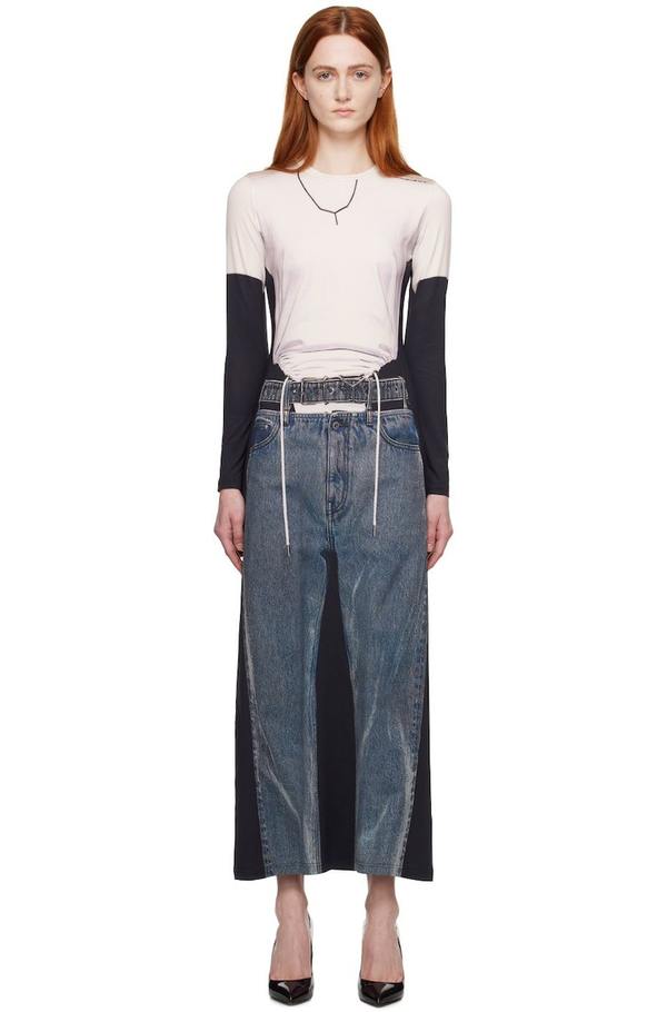 Y/Project Jean Paul Gaultier Edition Trompe L'Oeil Maxi Dress | Garmentory