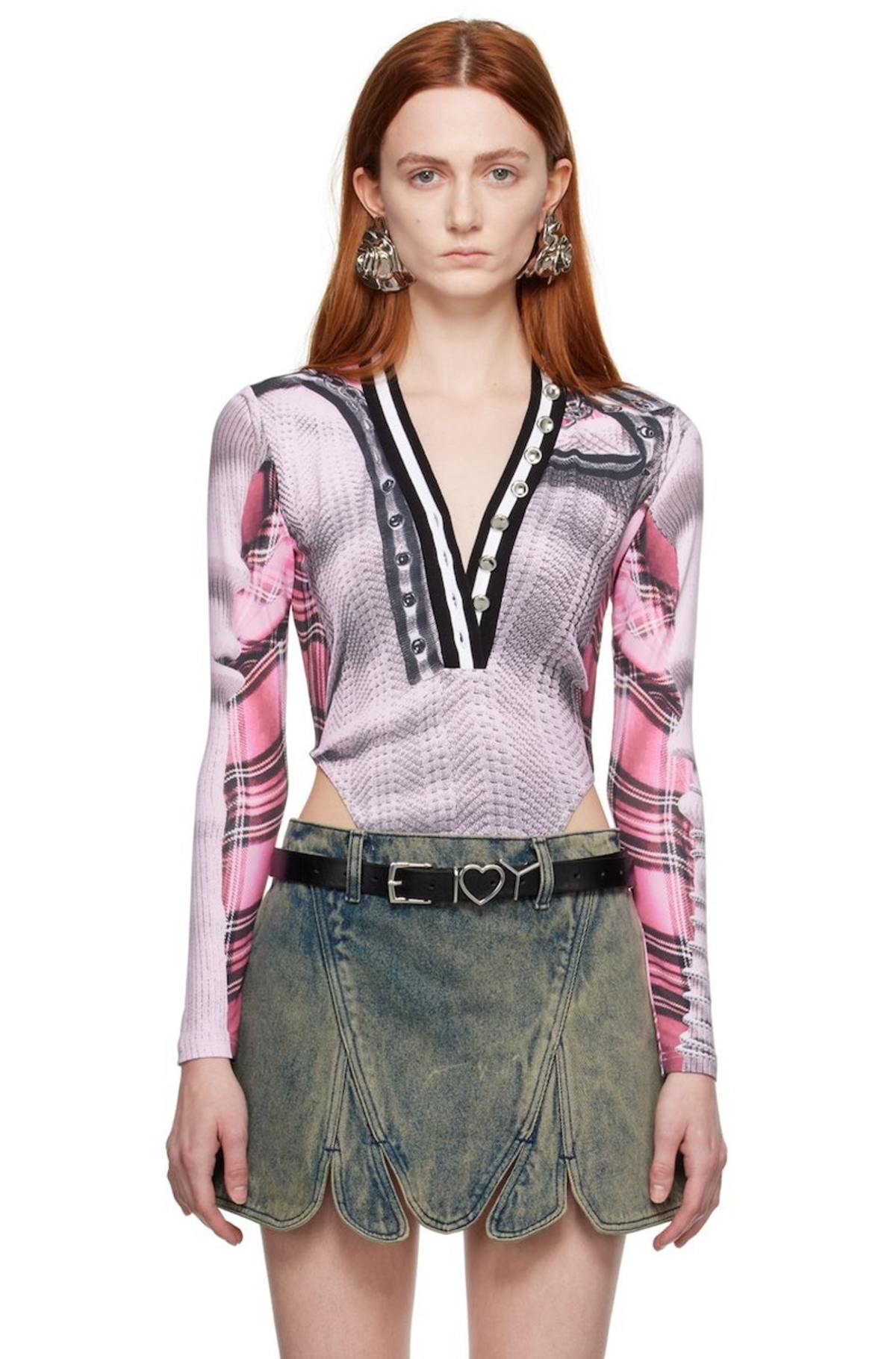 Y/Project Jean Paul Gaultier Edition Trompe L'Oeil Cardigan