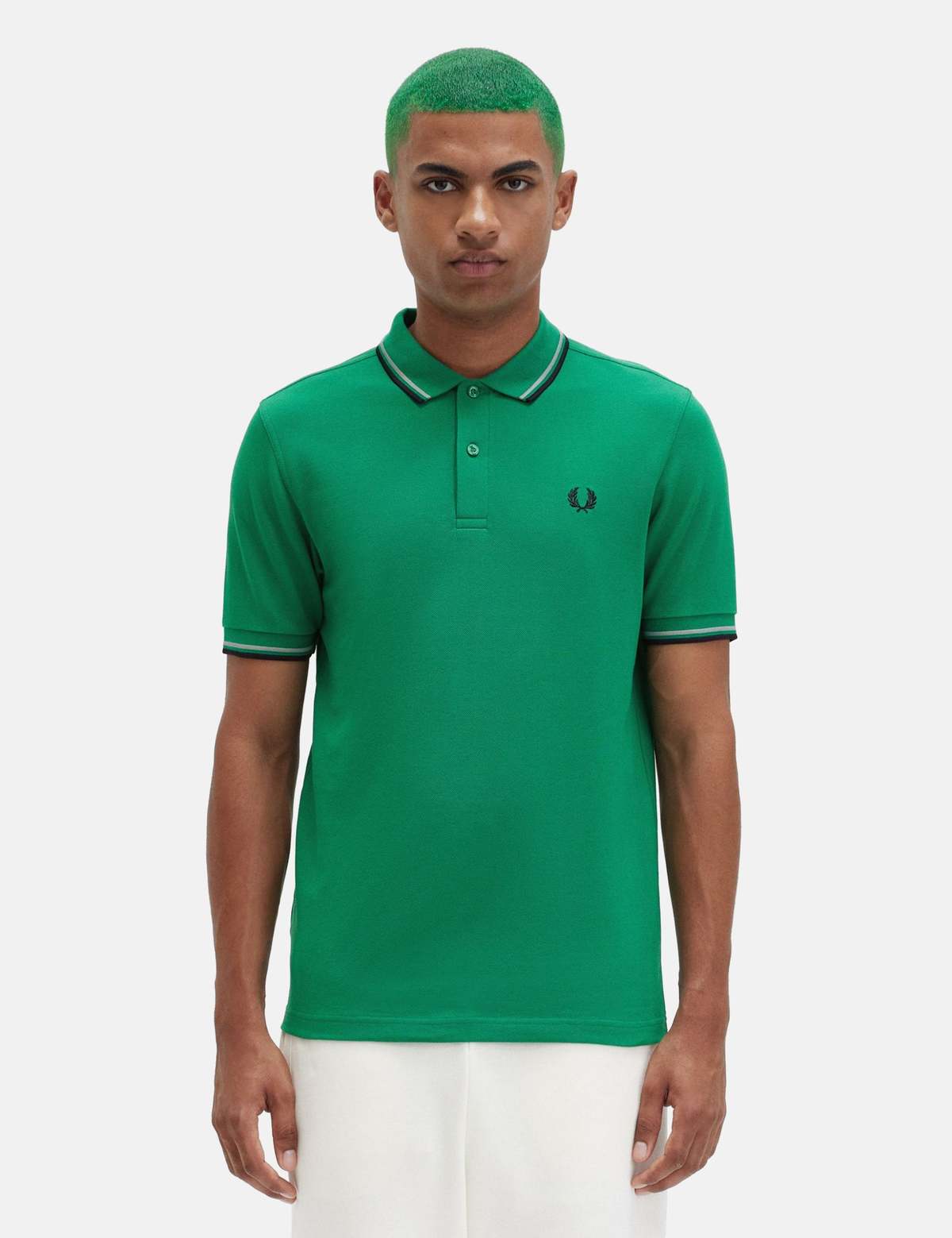 新品 FRED PERRY｜25AW ロングスリーブポロ（Green・L) FRED PERRY - 新品 FRED PERRY｜25AW ロングスリーブポロ（Green・L)の
