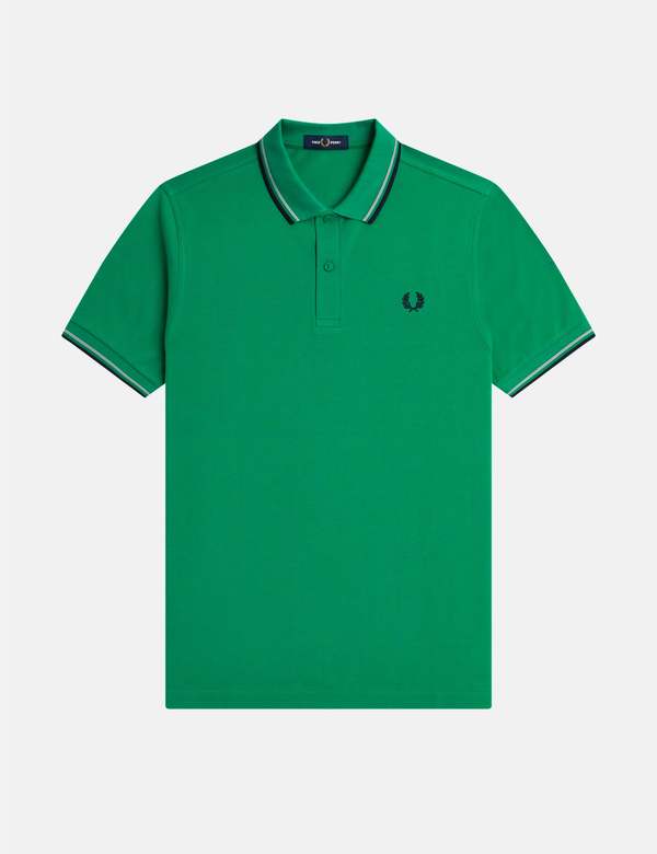Fred Perry Twin Tipped Polo Shirt - Green | Garmentory