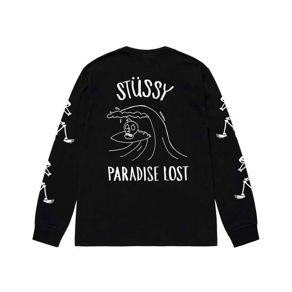 stussy ドル L/S ＄ Stussy Paradise Lost LS Tee - Black | Garmentory