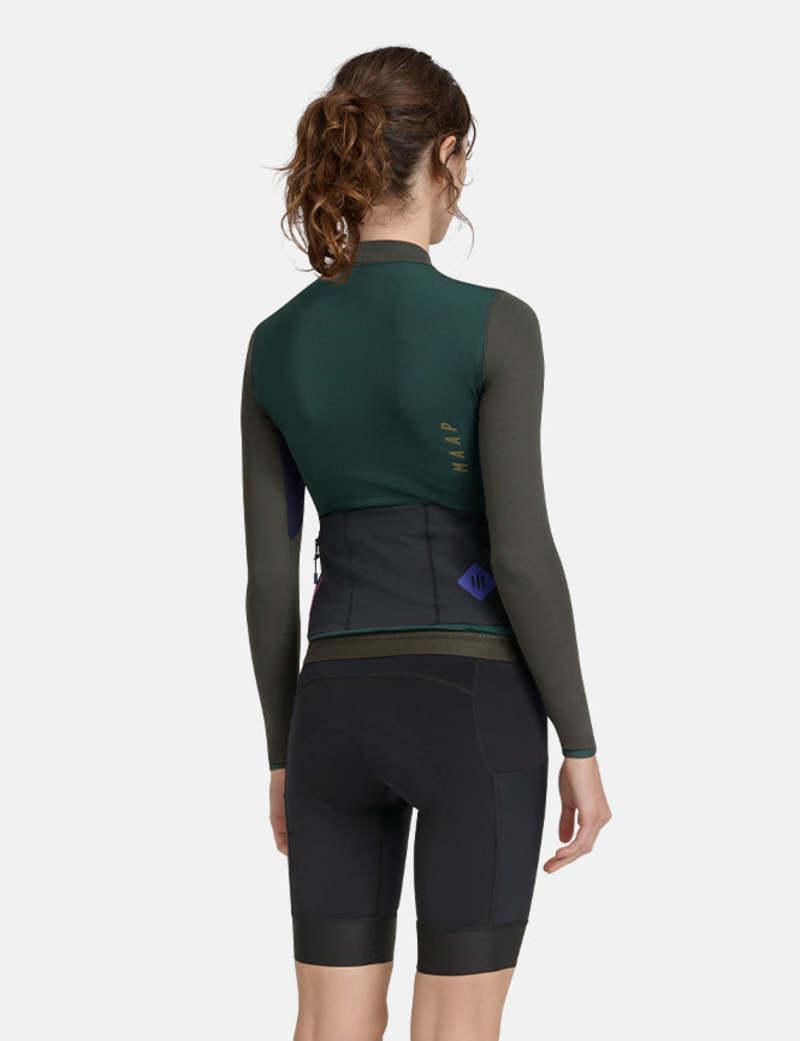 MAAP Alt_Road Long Sleeve Jersey Burnt Olive Green Garmentory