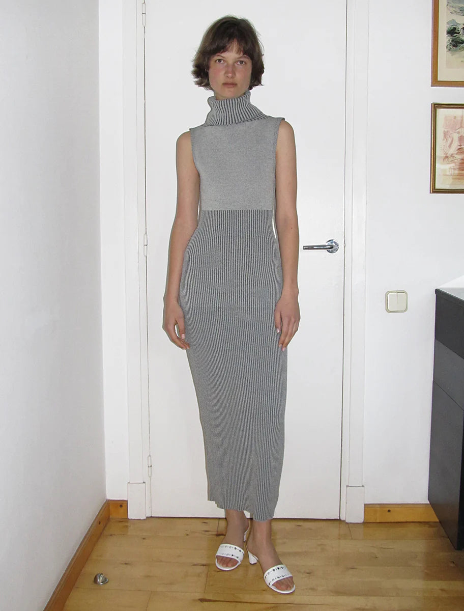 bruno knit dress Vanessa Bruno Florane Dress in Anthracite Hampden Clothing