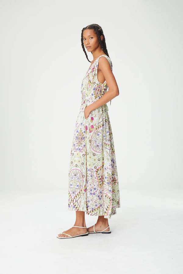 Maria Cher Esquel Maren Long Dress - Spring Mix | Garmentory