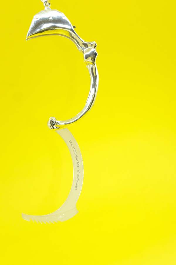 A*マ様 soloistbone shaped handcuffs bracel Bone Shape Hand Cuff Bracelet -M- - sspj.0009-silver
