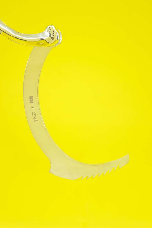 TAKAHIROMIYASHITA The Soloist. Bone Shaped Handcuffs Bracelet