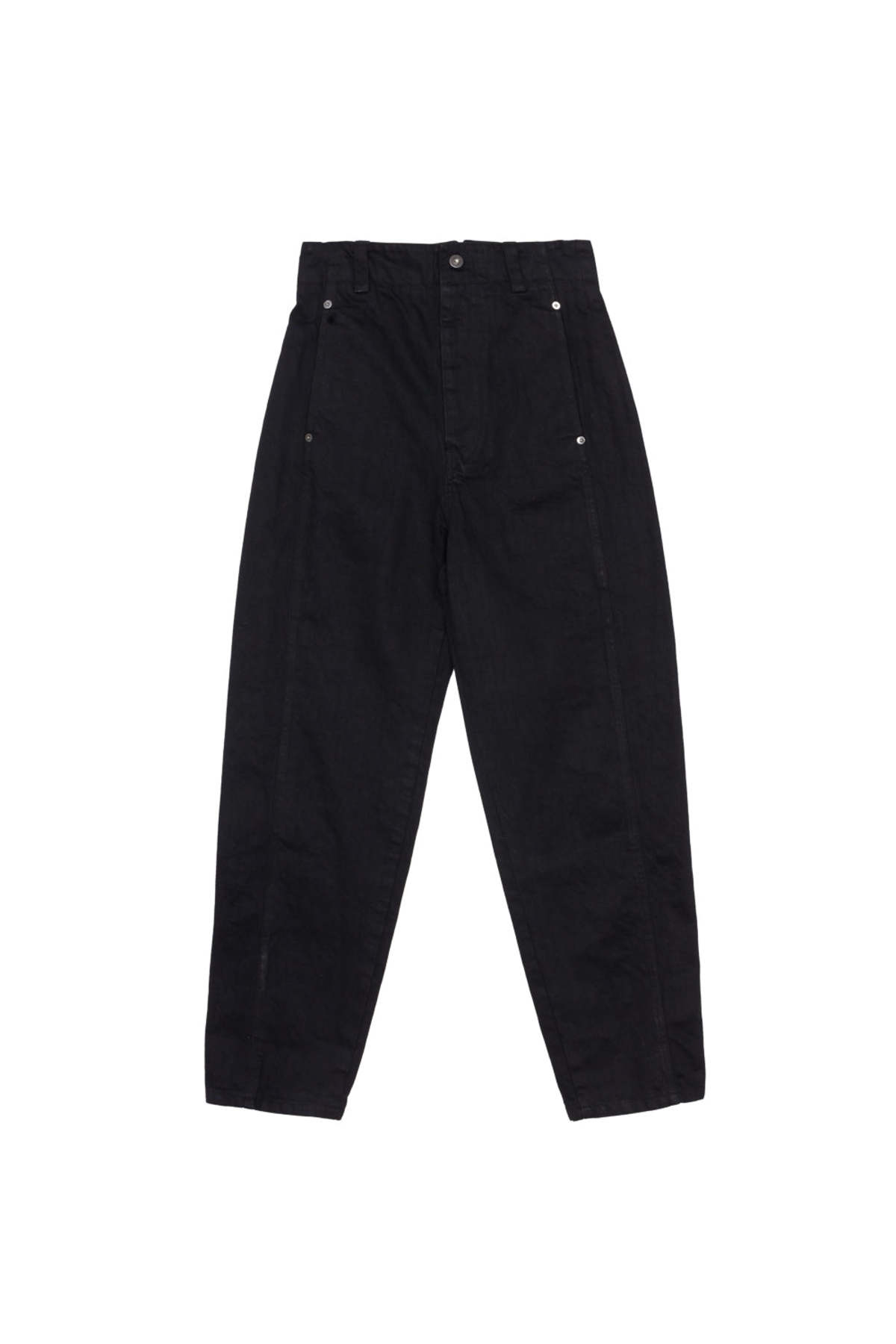SAYAKA DAVIS NEW YORK Cocoon Denim Pants - Black - Image 5 of 6