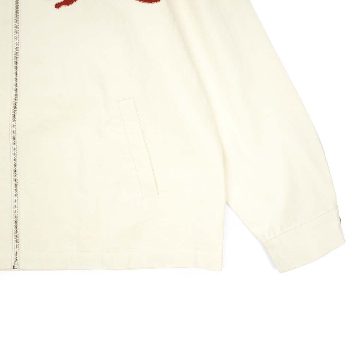 BOAR APPLIQUE JACKET - RED WHITE | Garmentory