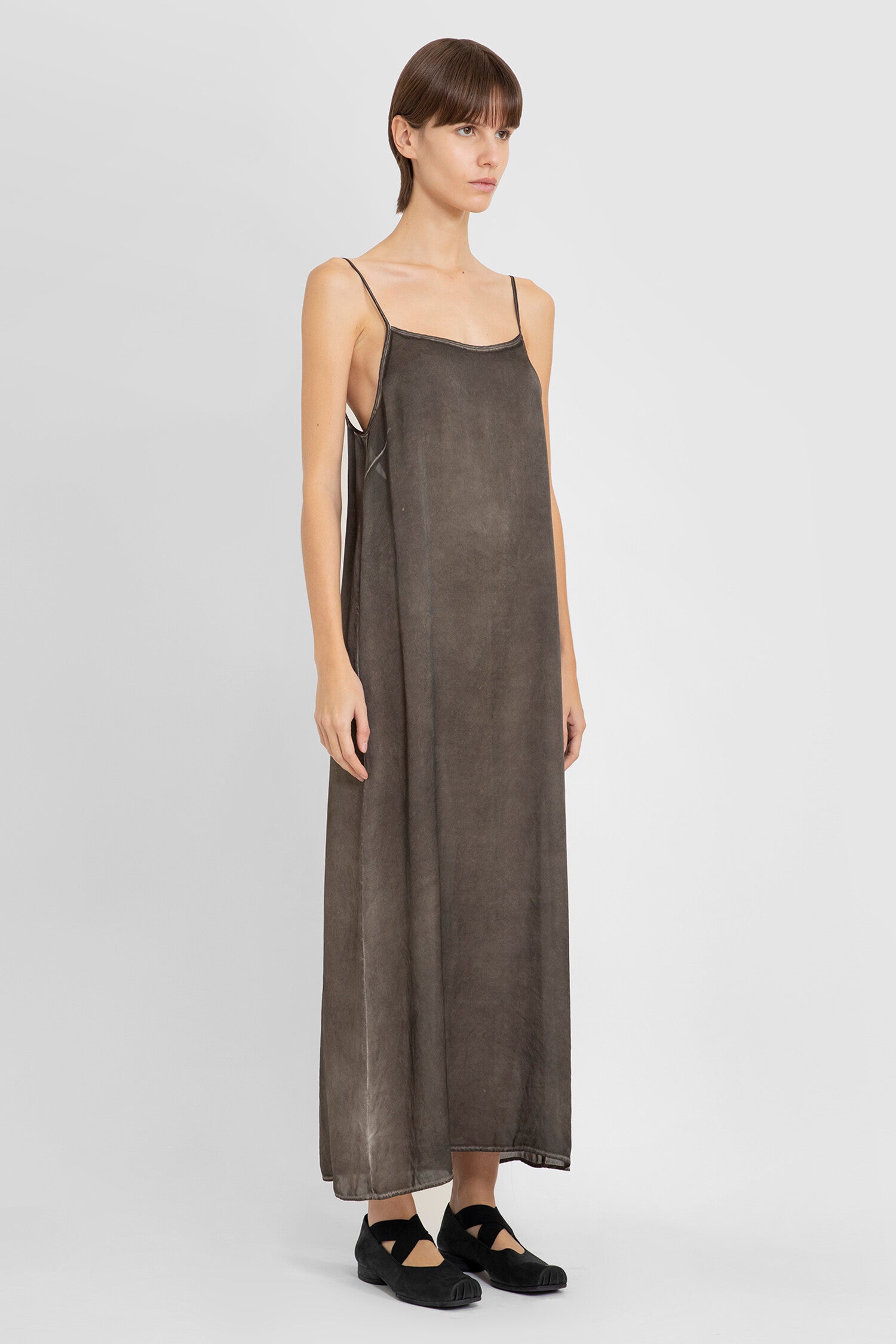 Uma Wang Women's Midi Dress Adral Brown main image 1