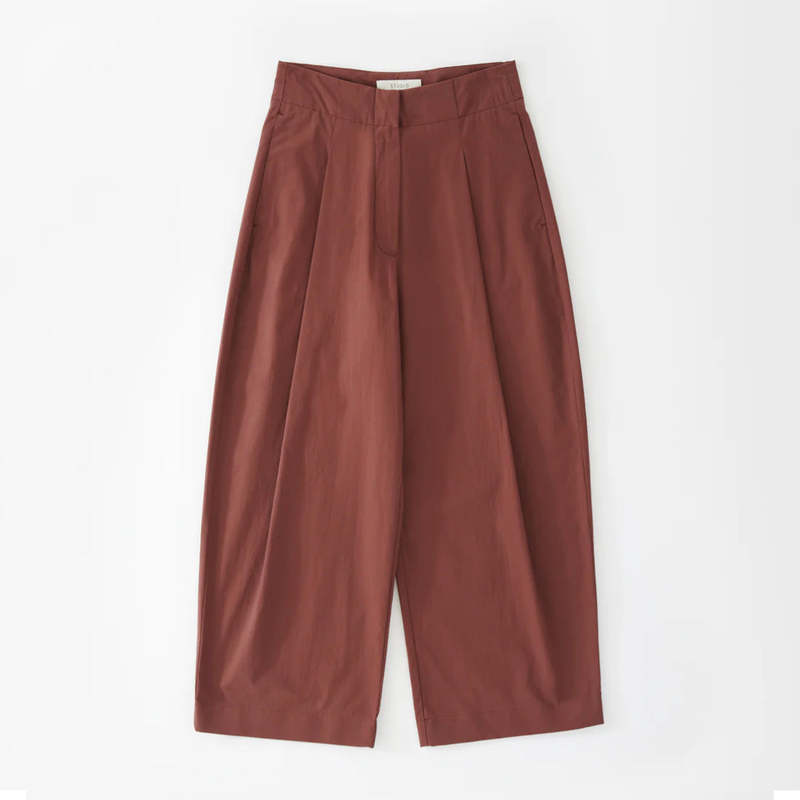Studio Nicholson Dordoni Pants - Powder Cotton Chestnut