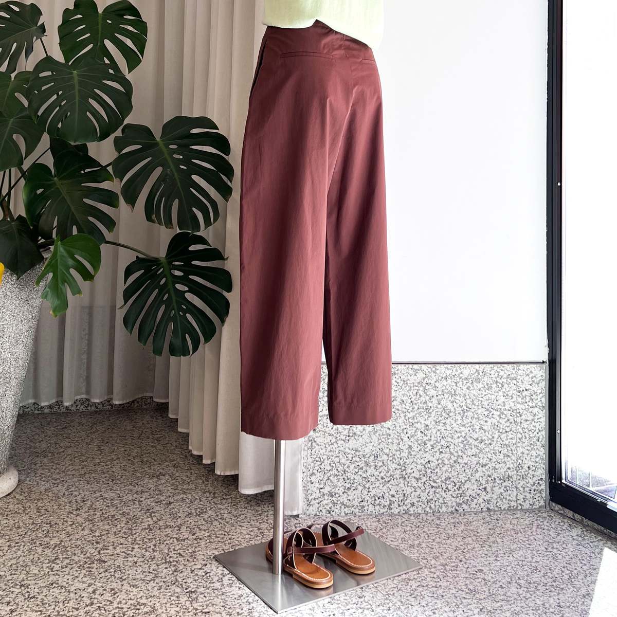 Studio Nicholson Dordoni Pants - Powder Cotton Chestnut