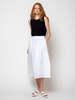 Aequamente Cotton Crinkled Skirt - White - Thumbnail 1