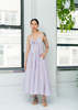 RUJUTA SHETH Stella Dress - Ube Chex - Thumbnail 1
