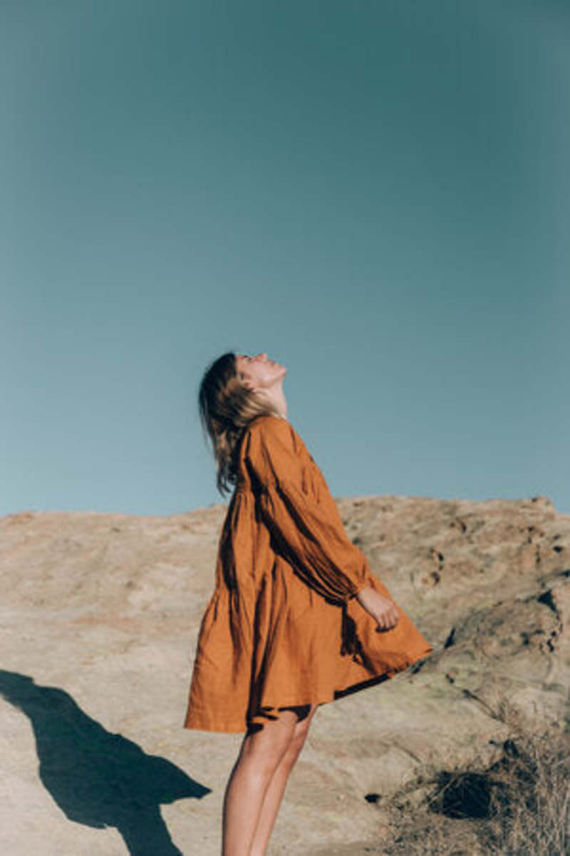 Symi Dress in Midnight Navy by Catherine Gee
