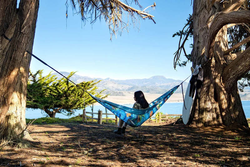 ENO DoubleNest Print Hammock - Surf Break/Marine