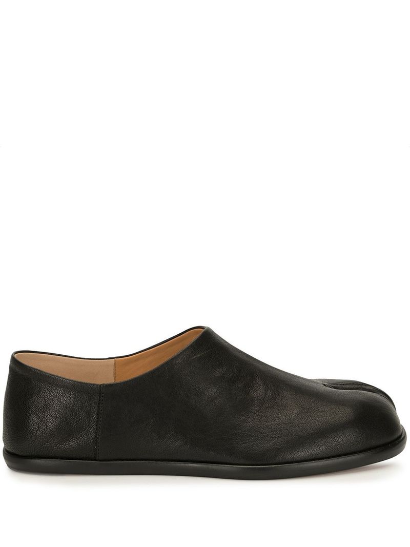 Vintage MAISON MARGIELA WOMEN Leather Tabi Moccasins | Garmentory