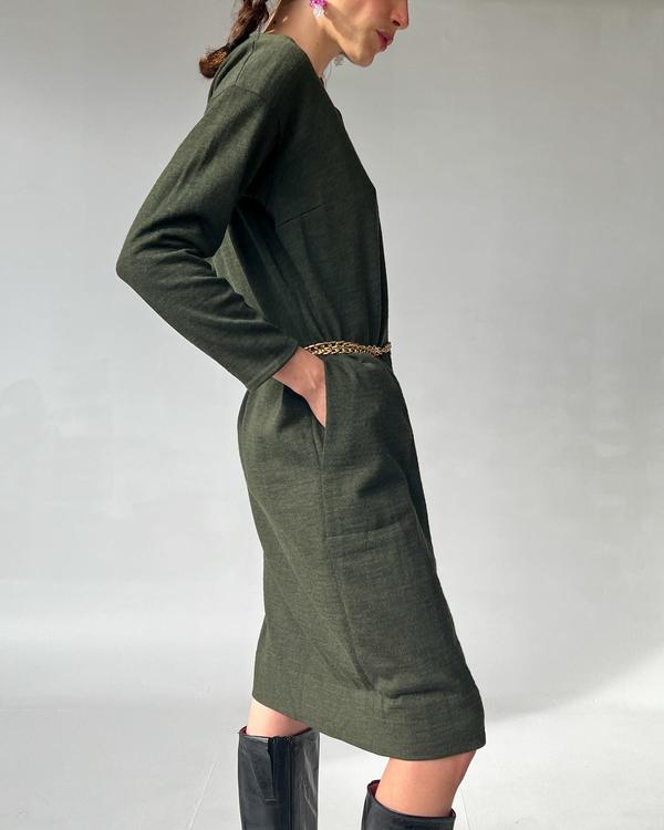 Bonnie Cashin Wool Dress - Forest | Garmentory Bonnie Cashin Wool Dress - Forest | Garmentory