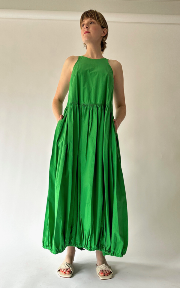 Sayaka Davis Balloon Dress - Apple Green | Garmentory